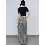 カットアウトルーズジーンズ | EMODA | 詳細画像34