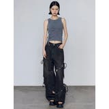 カットアウトルーズジーンズ | EMODA | 詳細画像35