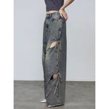 カットアウトルーズジーンズ | EMODA | 詳細画像5