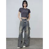 カットアウトルーズジーンズ | EMODA | 詳細画像7