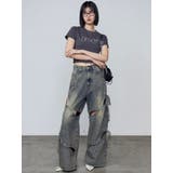 カットアウトルーズジーンズ | EMODA | 詳細画像8