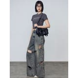 カットアウトルーズジーンズ | EMODA | 詳細画像9