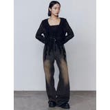 リボングラフィックルーズジーンズ | EMODA | 詳細画像26 