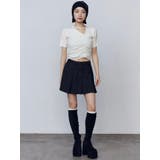 チョーカーギャザーショートスリーブニット | EMODA | 詳細画像26