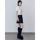 チョーカーギャザーショートスリーブニット | EMODA | 詳細画像27