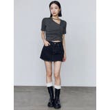 チョーカーギャザーショートスリーブニット | EMODA | 詳細画像8