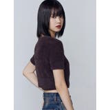 リボンチャームシャギーツインニット | EMODA | 詳細画像15