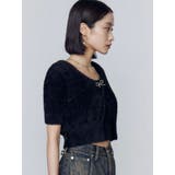 リボンチャームシャギーツインニット | EMODA | 詳細画像19