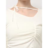 CHOKER GATHER LONG SLEEVE KNIT | EMODA | 詳細画像6 