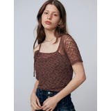 レーススキンフィットトップ | EMODA | 詳細画像13