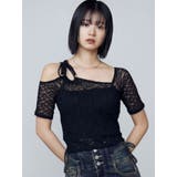 レーススキンフィットトップ | EMODA | 詳細画像2