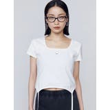 スクエアネックギャザートップ | EMODA | 詳細画像17