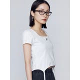 スクエアネックギャザートップ | EMODA | 詳細画像19