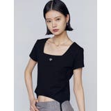 スクエアネックギャザートップ | EMODA | 詳細画像3