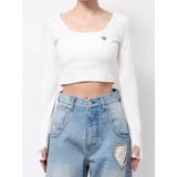 クロスクロップフィットトップ | EMODA | 詳細画像1 