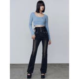 クロスクロップフィットトップ | EMODA | 詳細画像19 