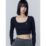 クロスクロップフィットトップ | EMODA | 詳細画像21 