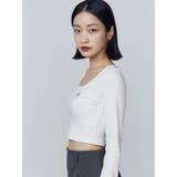 クロスクロップフィットトップ | EMODA | 詳細画像27 