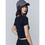 スプレープリントコンパクトTシャツ | EMODA | 詳細画像10