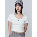 スプレープリントコンパクトTシャツ | EMODA | 詳細画像17