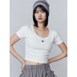 スプレープリントコンパクトTシャツ | EMODA | 詳細画像18