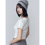 スプレープリントコンパクトTシャツ | EMODA | 詳細画像20