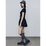 スプレープリントコンパクトTシャツ | EMODA | 詳細画像21