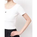 スプレープリントコンパクトTシャツ | EMODA | 詳細画像31