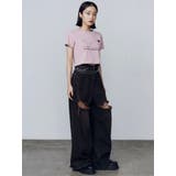 ロゴパッチミニマルTシャツ | EMODA | 詳細画像4