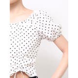 2WAY STRING RIBBON TOP | EMODA | 詳細画像7 