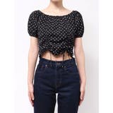 ブラック | 2WAY STRING RIBBON TOP | EMODA