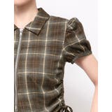 ストリングリボンジップシャツトップ | EMODA | 詳細画像26