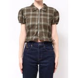 ストリングリボンジップシャツトップ | EMODA | 詳細画像30