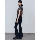 ストリングリボンジップシャツトップ | EMODA | 詳細画像5