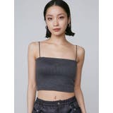 グレー | ボックスキャミソール | EMODA