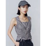 ライトミックス | リボンギャザートップ | EMODA