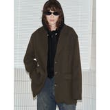 カーキ | 【VEQUM】BOX WIDE JACKET | EMODA