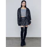 ヴィンテージフェイクレザーブルゾン | EMODA | 詳細画像10 