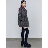 ヴィンテージフェイクレザーブルゾン | EMODA | 詳細画像13 