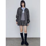 ヴィンテージフェイクレザーブルゾン | EMODA | 詳細画像36 