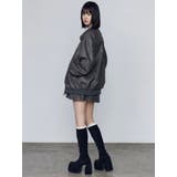 ヴィンテージフェイクレザーブルゾン | EMODA | 詳細画像37 