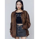 ヴィンテージフェイクレザーブルゾン | EMODA | 詳細画像45 