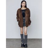 ヴィンテージフェイクレザーブルゾン | EMODA | 詳細画像48 