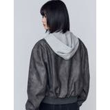 ヴィンテージフェイクレザーブルゾン | EMODA | 詳細画像5 