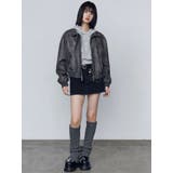 ヴィンテージフェイクレザーブルゾン | EMODA | 詳細画像6 