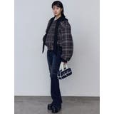 スカーフフーディナイロンブルゾン | EMODA | 詳細画像10 