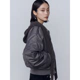 スカーフフーディナイロンブルゾン | EMODA | 詳細画像13 