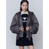 スカーフフーディナイロンブルゾン | EMODA | 詳細画像14 