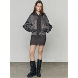 スカーフフーディナイロンブルゾン | EMODA | 詳細画像5 