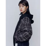 スカーフフーディナイロンブルゾン | EMODA | 詳細画像7 